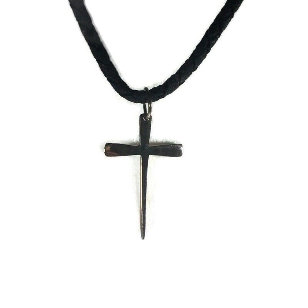 Novica Men’s Sterling Silver Cross Necklace NEW